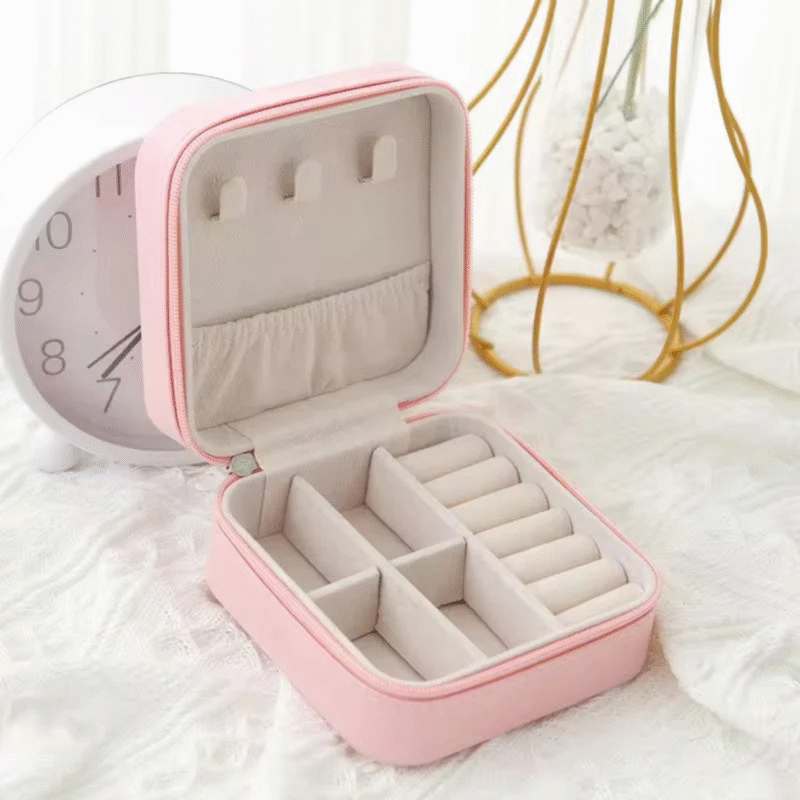 Mini Travel Jewelry Organizer Box