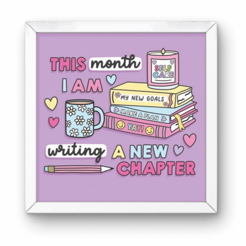 New Chapter Purple Goals Frame