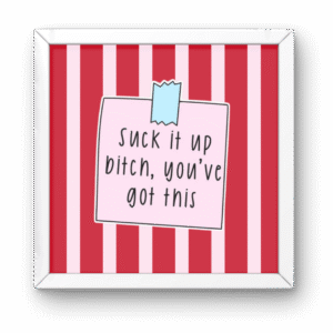 Bold Girl Boss Edition Quote Frame