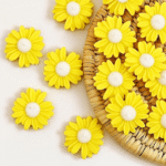 Yellow Mini Daisy Candle
