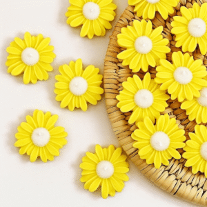Yellow Mini Daisy Candle