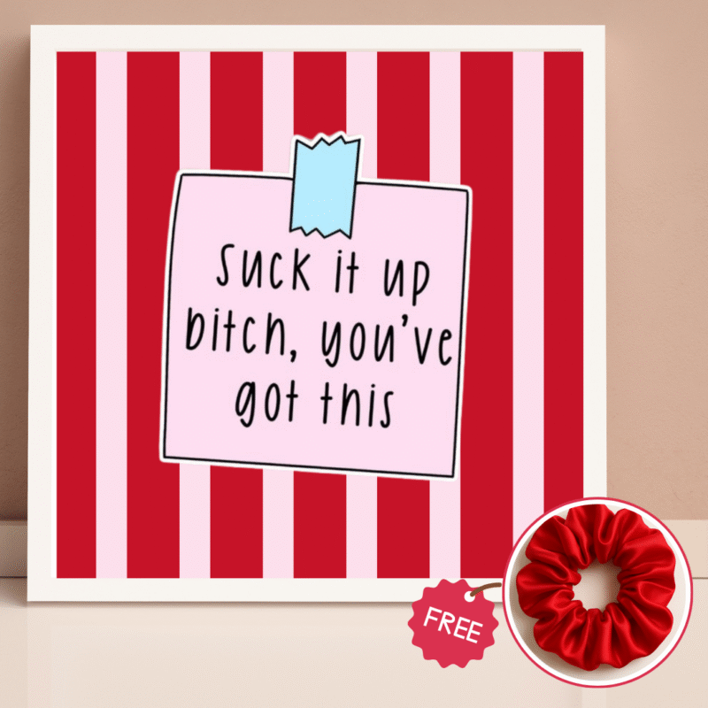 Bold Girl Boss Edition Quote Frame