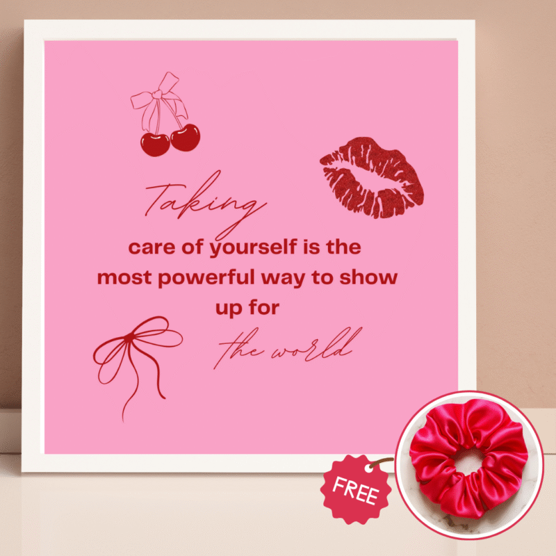 Taking Care of Yourself Pinterest Frame 5x5