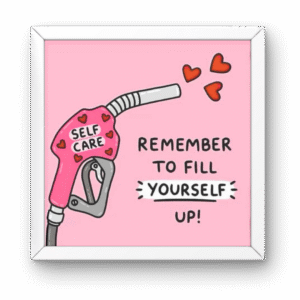 Pinterest Self Care Frame