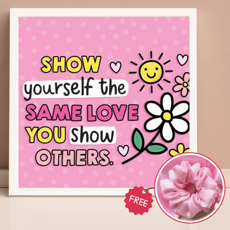 Pinterest Cute Self-Love Frame 5x5"