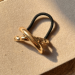 Pinterest Gold Twist Metal Hair Tie