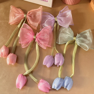 Tulip Bow Hair Pin