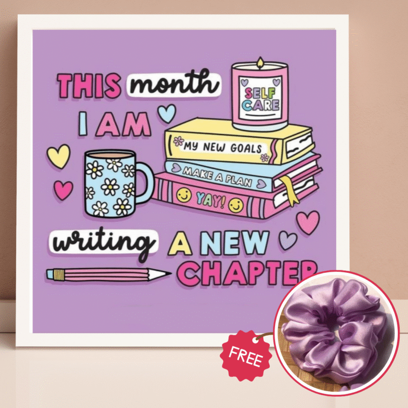 New Chapter Purple Goals Frame 5x5"