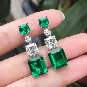 Emerald Royale Cascade Earrings