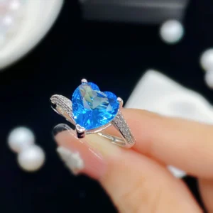 Ocean Heart Radiance Ring