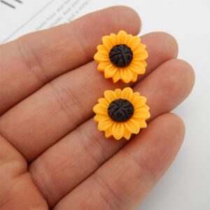 Sunflower Stud Earrings
