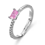 Aurora Sparkle Anti Tarnish Pink Ring