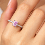 Aurora Sparkle Anti Tarnish Pink Ring