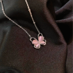 Blush Butterfly Necklace