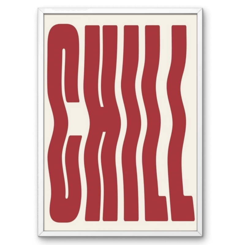 Chill Minimal A4 Frame