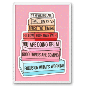 You Are Doing Great Motivational A4 Frame
