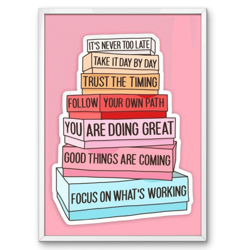 You Are Doing Great Motivational A4 Frame