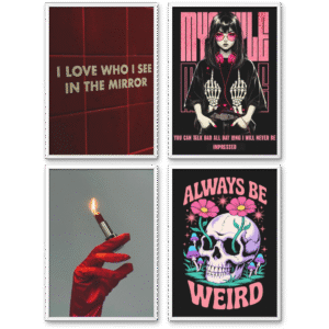 Bold Confidence Wall Art Frame Set of 4