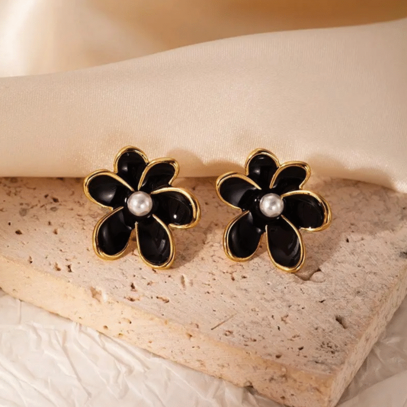 Midnight Bloom Earrings