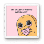 Proud of You Motivational Square Frame