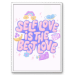 Self Love Is The Best Love Aesthetic Frame
