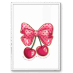 Love You Cherry Much Aesthetic Frame